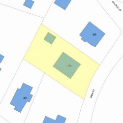 177 Park St, Newton, MA 02458 plot plan