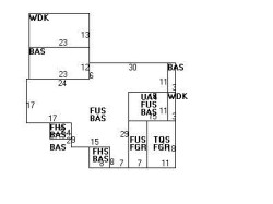 636 Dedham St, Newton, MA 02461 floor plan