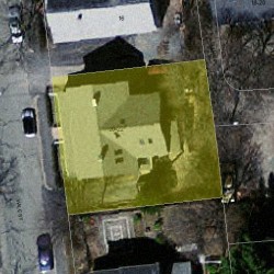 22 Hale St, Newton, MA 02464 aerial view