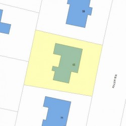 65 Fuller Ter, Newton, MA 02465 plot plan