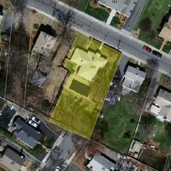105 Adams Ave, Newton, MA 02465 aerial view
