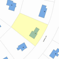 35 Wiswall Rd, Newton, MA 02459 plot plan