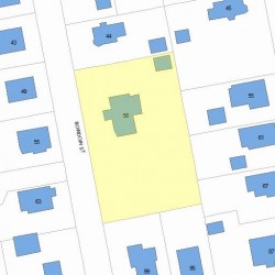 56 Bowdoin St, Newton, MA 02461 plot plan