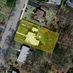 116 Winslow Rd, Newton, MA 02468 aerial view