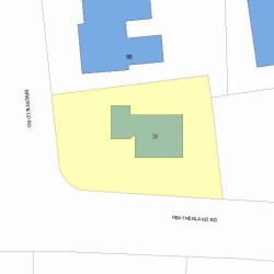 39 Heatherland Rd, Newton, MA 02461 plot plan