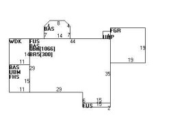 91 Mandalay Rd, Newton, MA 02459 floor plan