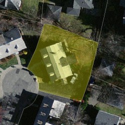 17 Hunnewell Cir, Newton, MA 02458 aerial view