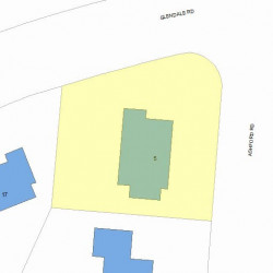 5 Ashford Rd, Newton, MA 02459 plot plan