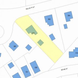 370 Wolcott St, Newton, MA 02466 plot plan