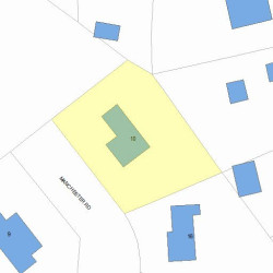 10 Manchester Rd, Newton, MA 02461 plot plan