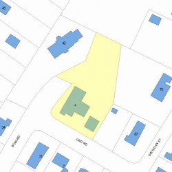 4 Lind Rd, Newton, MA 02465 plot plan