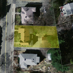 524 Lowell Ave, Newton, MA 02460 aerial view