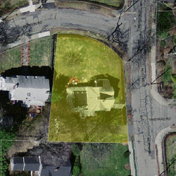 89 Morton St, Newton, MA 02459 aerial view