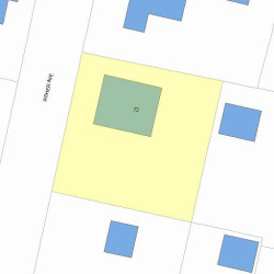 72 Fisher Ave, Newton, MA 02461 plot plan