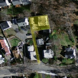 38 Beecher Pl, Newton, MA 02459 aerial view