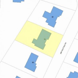 74 Broken Tree Rd, Newton, MA 02459 plot plan