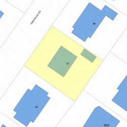48 Arapahoe Rd, Newton, MA 02465 plot plan