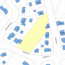 17 Kingman Rd, Newton, MA 02461 plot plan