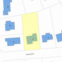 79 Westgate Rd, Newton, MA 02459 plot plan