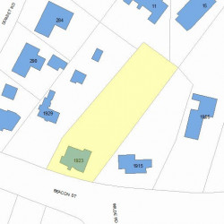 1923 Beacon St, Newton, MA 02468 plot plan