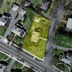 57 Metacomet Rd, Newton, MA 02468 aerial view