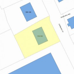 118 Edinboro St, Newton, MA 02460 plot plan