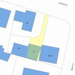 42 Gardner St, Newton, MA 02458 plot plan