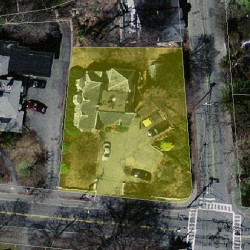 921 Beacon St, Newton, MA 02459 aerial view