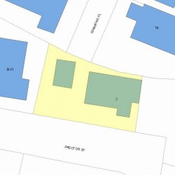 3 Proctor St, Newton, MA 02460 plot plan