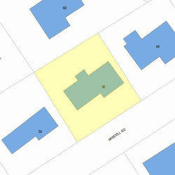 36 Nardell Rd, Newton, MA 02459 plot plan