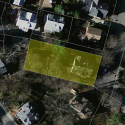 33 Maple Ave, Newton, MA 02458 aerial view