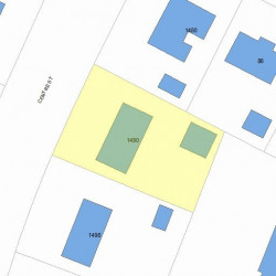 1490 Centre St, Newton, MA 02461 plot plan