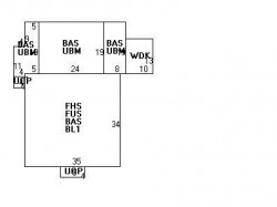 96 Freeman St, Newton, MA 02466 floor plan