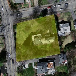 152 Chestnut St, Newton, MA 02465 aerial view