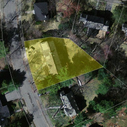 114 Dane Hill Rd, Newton, MA 02461 aerial view