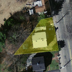 965 Walnut St, Newton, MA 02460 aerial view
