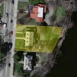 620 Walnut St, Newton, MA 02460 aerial view