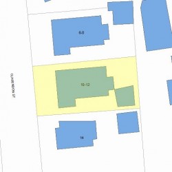 10 Clarendon St, Newton, MA 02460 plot plan
