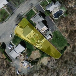 110 Albert Rd, Newton, MA 02466 aerial view