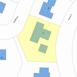 51 Morse Rd, Newton, MA 02460 plot plan