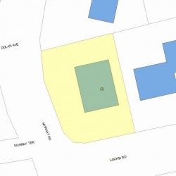 50 Murray Rd, Newton, MA 02465 plot plan