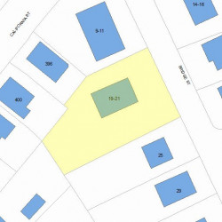 19 Bridge St, Newton, MA 02458 plot plan