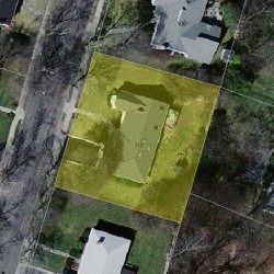 118 Wendell Rd, Newton, MA 02459 aerial view