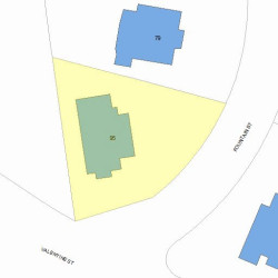 95 Fountain St, Newton, MA 02465 plot plan