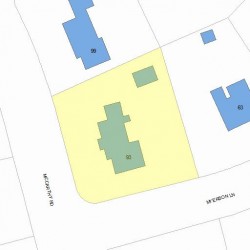 93 Mccarthy Rd, Newton, MA 02459 plot plan