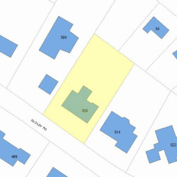 508 Dudley Rd, Newton, MA 02459 plot plan