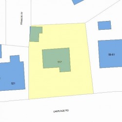 517 Commonwealth Ave, Newton, MA 02459 plot plan