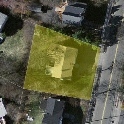 335 Parker St, Newton, MA 02459 aerial view