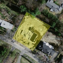 49 Baldpate Hill Rd, Newton, MA 02459 aerial view