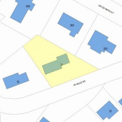 21 Fairlee Rd, Newton, MA 02468 plot plan